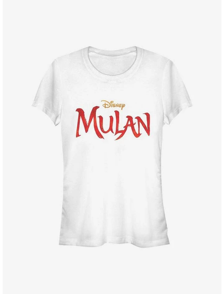 Hot Sale ๐งจ Disney Mulan Mulan Logo ๐ง Girls T-Shirt ๐ฏ - Image 2