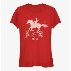 Discount 🌟 Disney Mulan Mulan Sihouette 👧 Girls T-Shirt 🎁