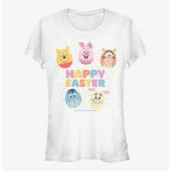 Best Pirce 👍 Disney Winnie The Pooh Happy Easter! Egg Pals 👧 Girls T-Shirt ⌛