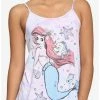 Deals 🔔 Disney The Little Mermaid Pastel Watercolor 👧 Girls Cami 🔥
