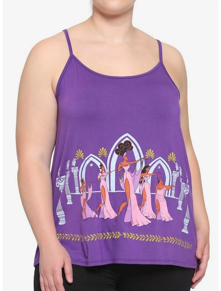 Best deal โ๏ธ Disney Hercules Purple The Muses ๐ง Girls Cami Plus Size ๐