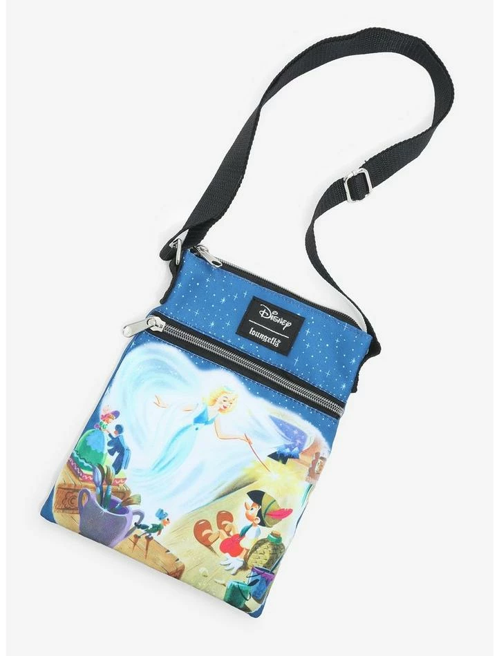 Best deal ❤️ Loungefly Disney Pinocchio Blue Fairy Passport Crossbody Bag ⌛