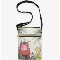 Best Pirce ⌛ Loungefly Disney The Lion King Trio Passport Crossbody Bag 👏