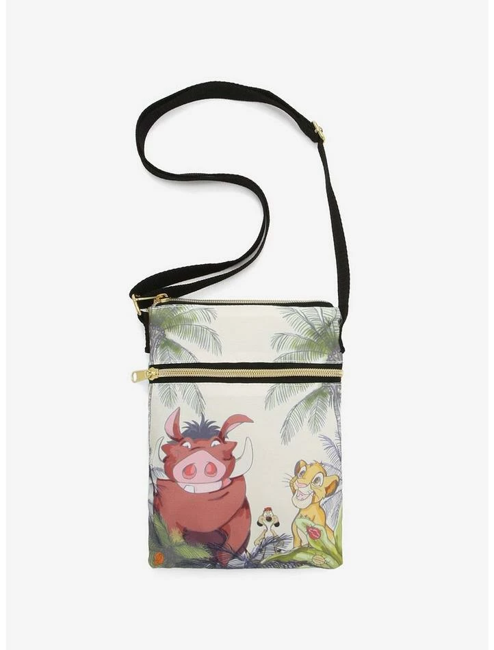 Best Pirce ⌛ Loungefly Disney The Lion King Trio Passport Crossbody Bag 👏