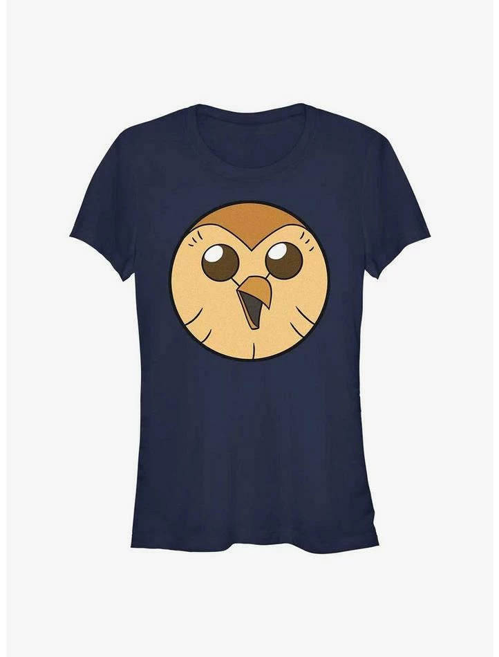 Outlet ๐ Disney's The Owl House Hooty Face Solid ๐ง Girls T-Shirt ๐