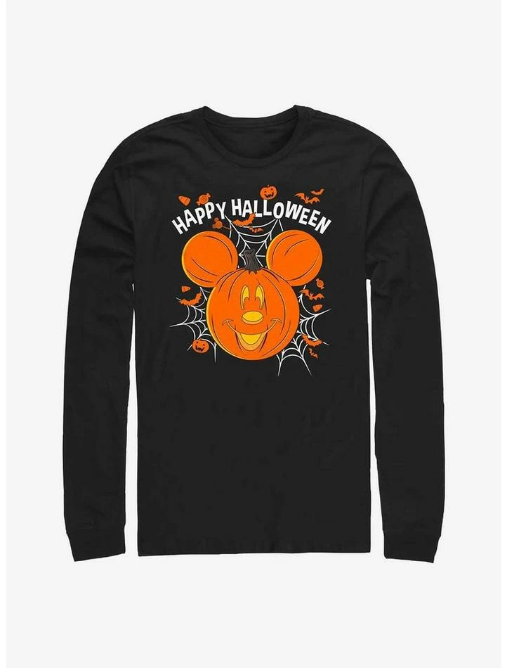 Top 10 ๐งจ Disney Mickey Mouse Jack-O'-Lantern Long-Sleeve T-Shirt โ๏ธ