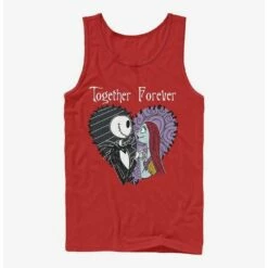 Best Sale 😍 The Nightmare Before 🔔 Christmas Jack & Sally Together Forever Tank Top 🛒