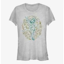 Flash Sale ⌛ Disney Tinker Bell Spooky Vintage 👧 Girls T-Shirt 😉