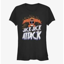 Outlet 🥰 Disney The Incredibles Jack Jack Attack Horror 👧 Girls T-Shirt ✔️