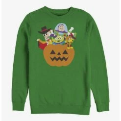 Discount 🎁 Disney Pixar Toy Story Pumpkin Surprise Characters Sweatshirt 👍