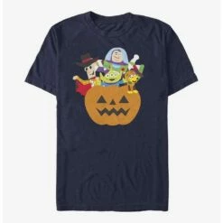 Discount 👍 Disney Pixar Toy Story Pumpkin Surprise Characters T-Shirt 💯