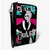 Discount ❤️ Disney Cruella Cruell Rules Union Jack Zip Around Wallet 🔔