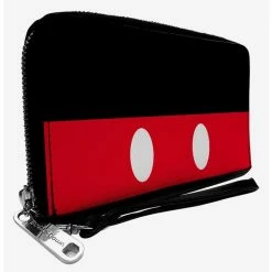 Flash Sale ⌛ Disney Mickey Mouse Buttons Zip Around Wallet 🥰