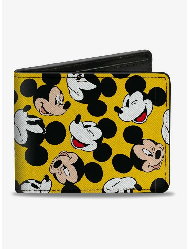 Budget 🥰 Disney Mickey Mouse Through Years Bifold Wallet 😉
