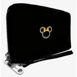 Coupon 👏 Disney Minnie Mouse Ears And Bow Icon Zip Around Wallet ✔️