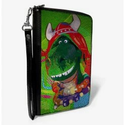 Best Pirce 😀 Disney Pixar Toy Story Partysaurus Rex Zip Around Wallet ✨