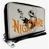 Brand new 🎁 The Nightmare Before 🎄 Christmas Jack See You In Your Nightmare Zip Around Wallet ⭐