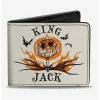 Top 10 🎁 The Nightmare Before 🎄 Christmas King Jack Bifold Wallet ✔️