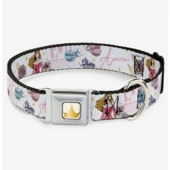 Top 10 ❤️ Disney Sleeping Beauty Aurora And Fairy Godmothers Seatbelt 🐕 Dog Collar 😍