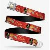 Brand new 🎉 Disney Mulan Gazebo Flowers Seatbelt Belt 🎁