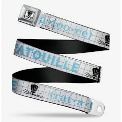 Brand new 💯 Disney Pixar Ratatouille Pronunciation Chef Hat Seatbelt Belt 😉