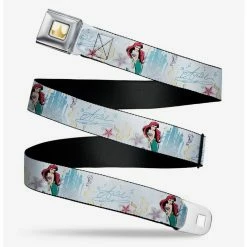 Coupon 🎁 Disney The Little Mermaid Ariel Castle Seatbelt Belt 🛒