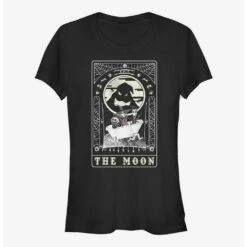Cheapest ⌛ The Nightmare Before 🎁 Christmas Oogie Boogie The Moon Tarot 👧 Girls T-Shirt 💯