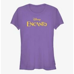 Cheapest 🎁 Disney Encanto Flat Logo Title 👧 Girls T-Shirt 🎉