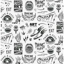 Best reviews of 😉 Disney Cruella Graffiti Peel & Stick Wallpaper 🤩