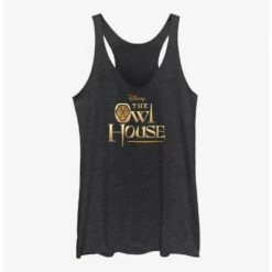 Promo 😍 Disney The Owl House Gold Logo 👧 Girls Tank 🧨
