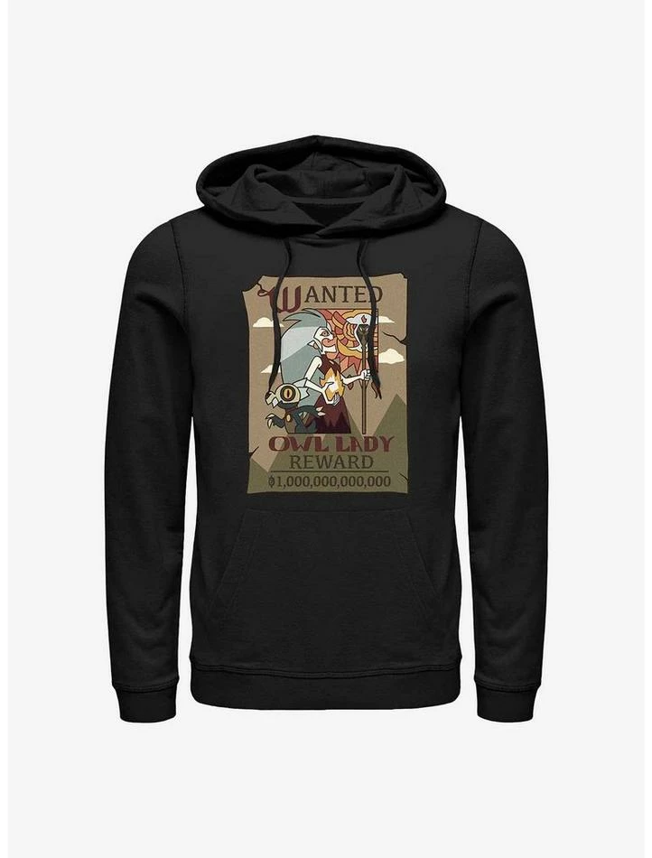 Promo โค๏ธ Disney The Owl House Wanted Owl Lady Hoodie ๐