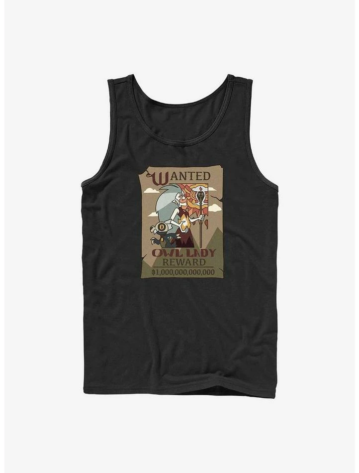 Promo 😀 Disney The Owl House Wanted Owl Lady Tank ⌛