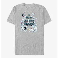 Top 10 ⭐ Disney 101 Dalmatians I Want All The 🐕 Dogs T-Shirt 💯
