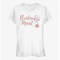Coupon ⌛ Disney Minnie Mouse Bridesmaid 👧 Girls T-Shirt 😍
