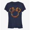 Flash Sale 🔔 Disney Minnie Mouse Fall Leaf Wreath 👧 Girls T-Shirt 💯
