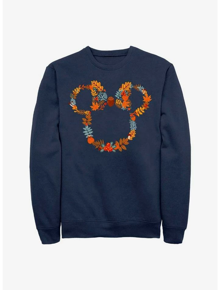 Cheapest 🎉 Disney Minnie Mouse Fall Leaf Wreath T-Shirt 👍