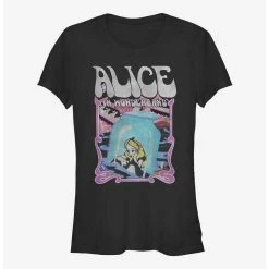 Brand new ✔️ Disney Alice In Wonderland Alice Poster 👧 Girls T-Shirt 😍