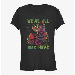 Cheapest 🎉 Disney Alice In Wonderland Cheshire Rainbow 👧 Girls T-Shirt 😉