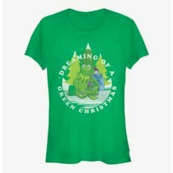Coupon ❤️ Disney The Muppets Dreaming Of Green 🔔 Christmas 👧 Girls T-Shirt ⌛