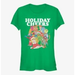 Brand new 🎉 Disney The Muppets Holiday Cheers 👧 Girls T-Shirt 🎉