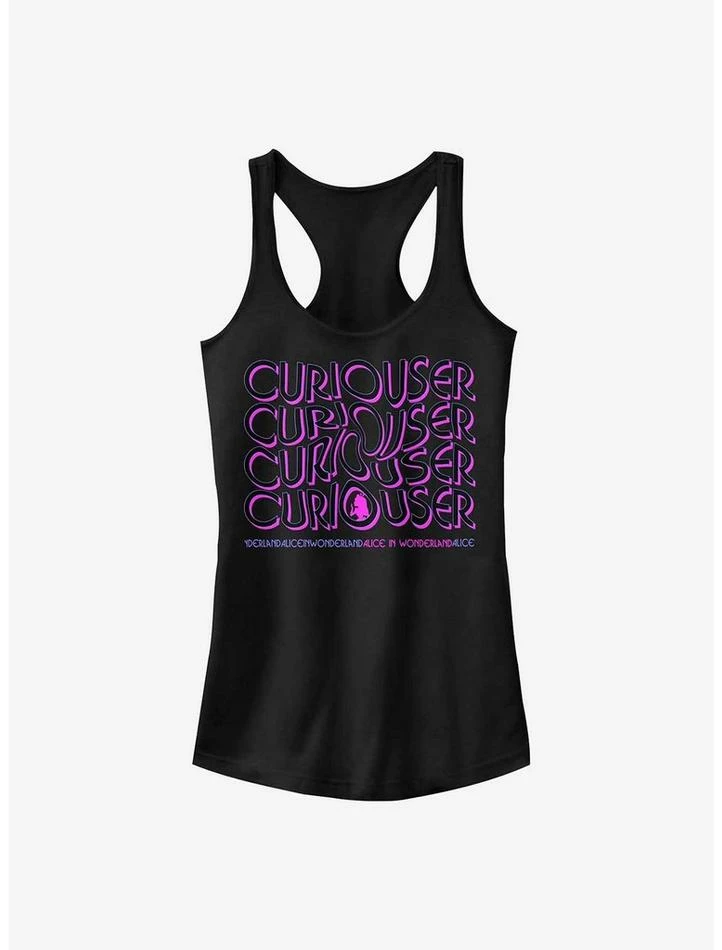 Wholesale 🎉 Disney Alice In Wonderland Curiouser Swilr 👧 Girls Tank 😉