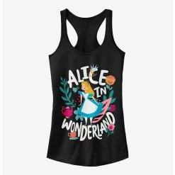 Best deal 🔔 Disney Alice In Wonderland Cutout Alice 👧 Girls Tank 🤩