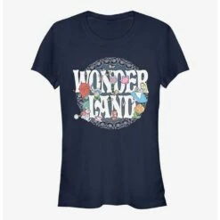 Deals 😉 Disney Alice In Wonderland Floral 👧 Girls T-Shirt 💯