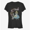Promo 🛒 Disney Alice In Wonderland Group 👧 Girls T-Shirt 😍