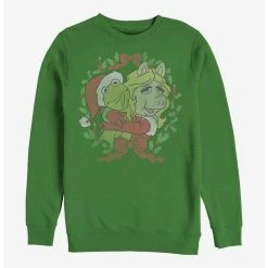 Budget 🔔 Disney The Muppets Kermy And Piggy 🔔 Christmas Sweatshirt 🎁
