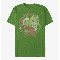 Hot Sale 🌟 Disney The Muppets Kermy And Piggy ❄ Christmas T-Shirt ⌛