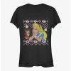 Budget ⭐ Disney Alice In Wonderland Ugly Sweater 👧 Girls T-Shirt 😍