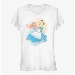 Buy 🧨 Disney Alice In Wonderland Watercolors 👧 Girls T-Shirt 🧨
