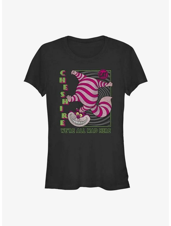 Best Pirce โญ Disney Alice In Wonderland Were Mad Here ๐ง Girls T-Shirt โค๏ธ