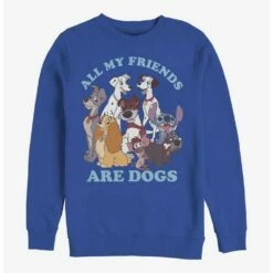 Best deal 🥰 Disney All My Friends Are 🐕 Dogs Sweatshirt 🥰
